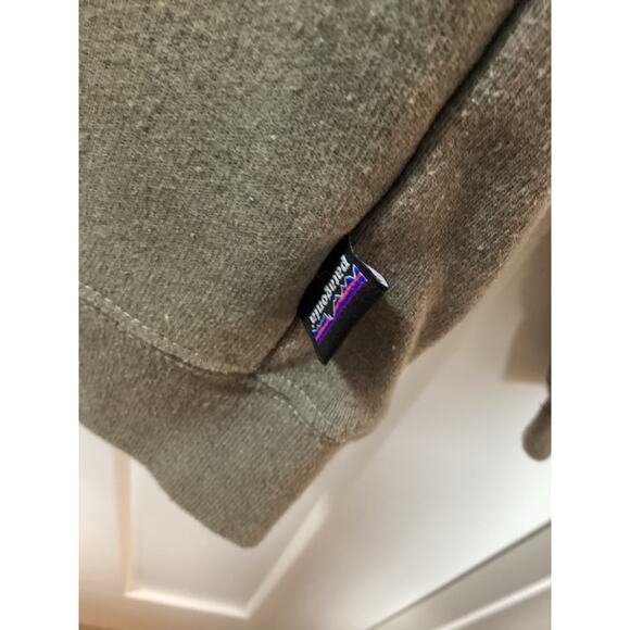 Patagonia Men's Fitz Roy Horizons Uprisal Crew Sweatshirt Sleet Green - Picture 5 of 10